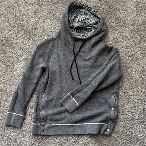 Gray Hooded Women’s Sweatshirt